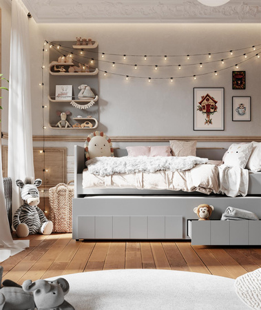 CALMO Łóżko zabudowane 200 x 90