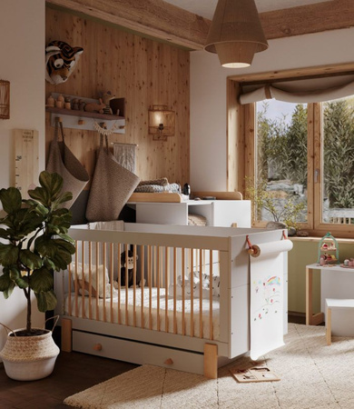 CUBE Łóżeczko-tapczanik 140 x 70