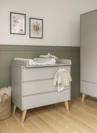 SWING Komoda 3 szufladowa