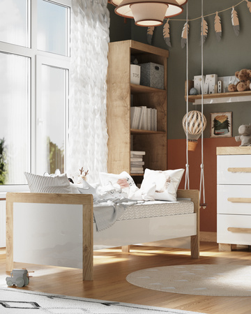 OAKIE Łóżeczko - tapczanik 140 x 70