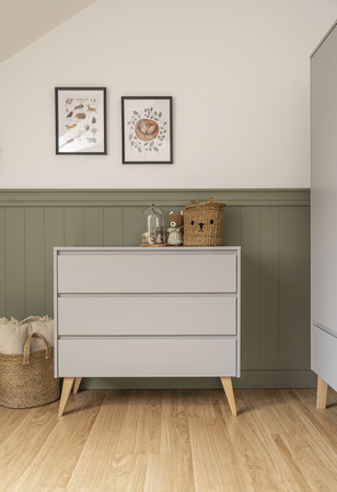 SWING Komoda 3 szufladowa