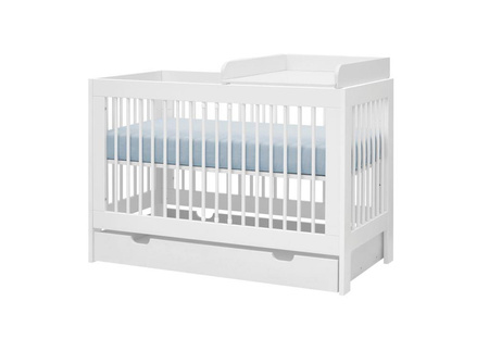 BASIC Łóżeczko + szuflada 120x60