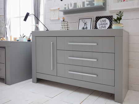 CALMO Komoda 3-szuflady + 1-drzwi