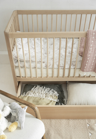 PURE Łóżeczko-tapczanik 120 x 60