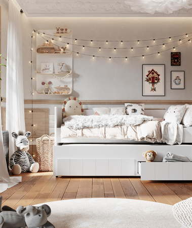 CALMO Łóżko zabudowane 200 x 90