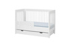 BASIC Łóżeczko + szuflada 120x60