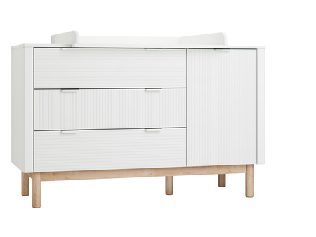 MILOO Komoda 3 szuflady +1 drzwi